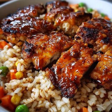 One-Pan Bold Honey BBQ Chicken Rice