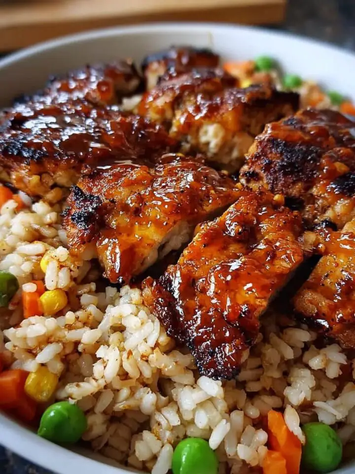 One-Pan Bold Honey BBQ Chicken Rice
