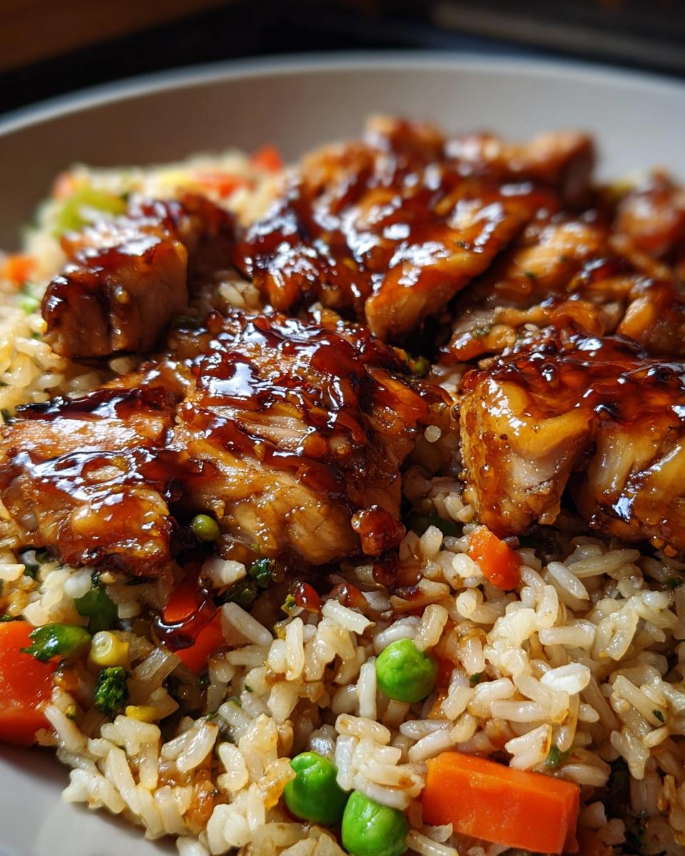 Chicken Rice Cooking One-Pan Bold Honey BBQ Chicken Rice - Cooking Leader