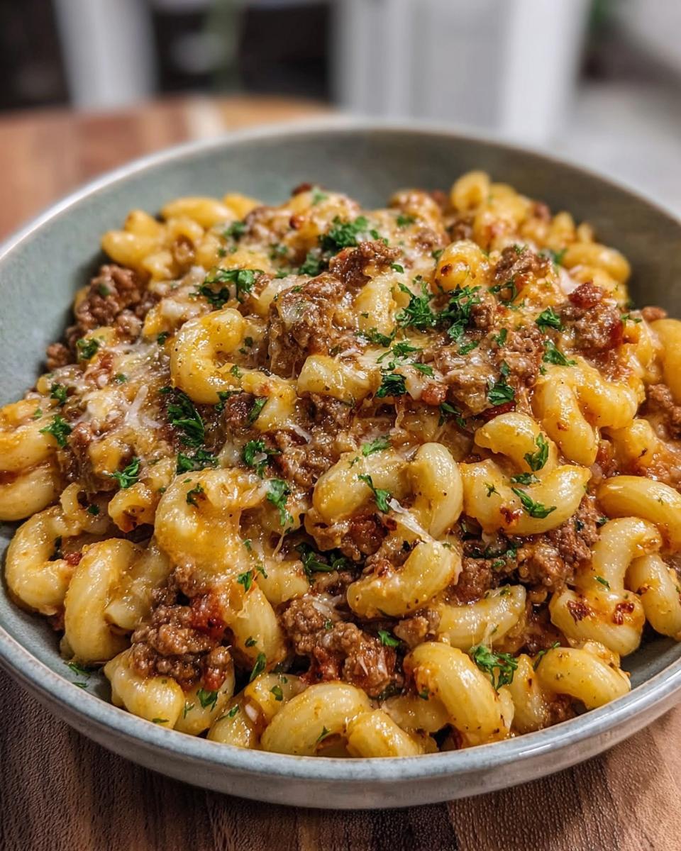 One-Pan Cheeseburger Macaroni - detail 1