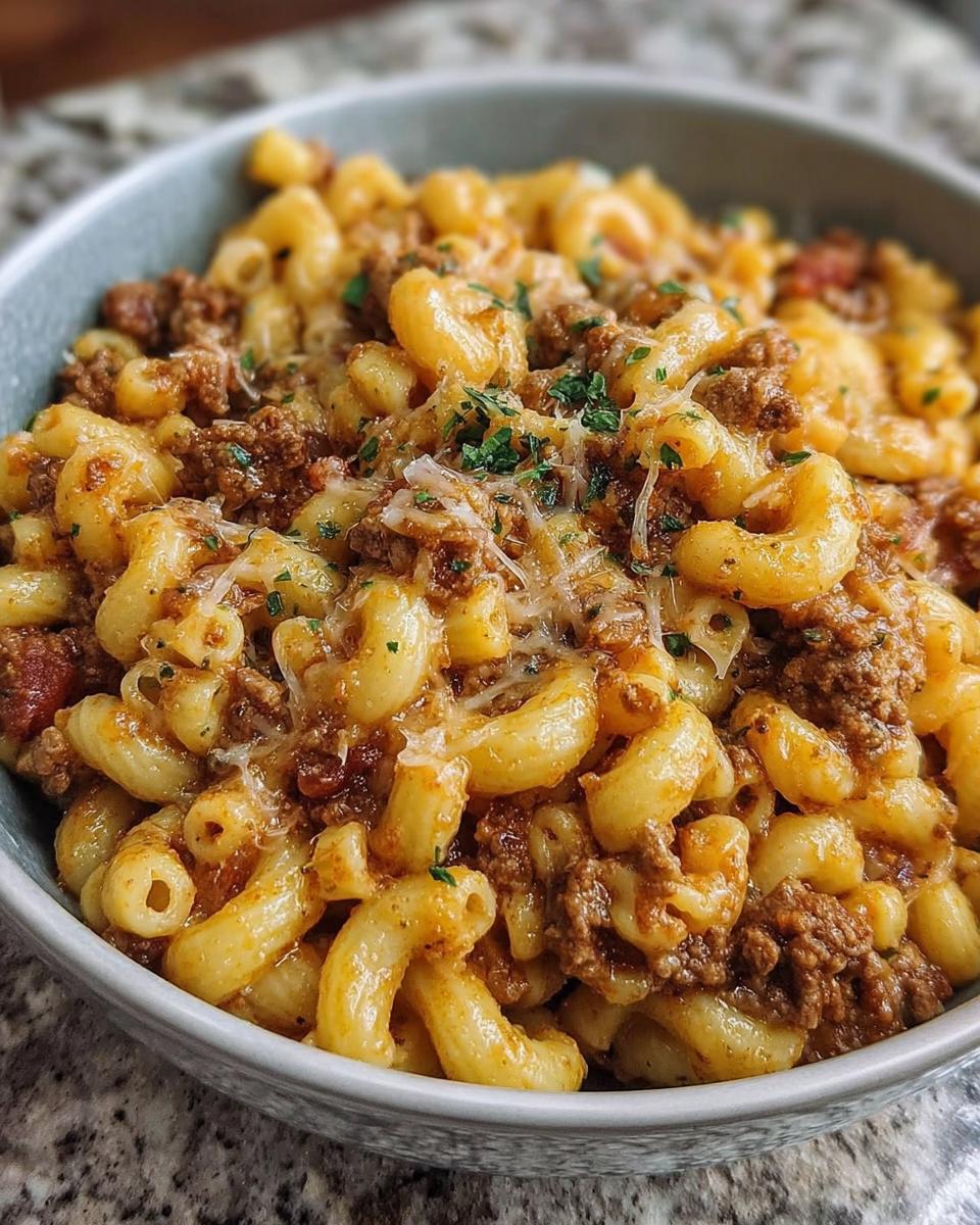 One-Pan Cheeseburger Macaroni - detail 2