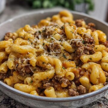 One-Pan Cheeseburger Macaroni