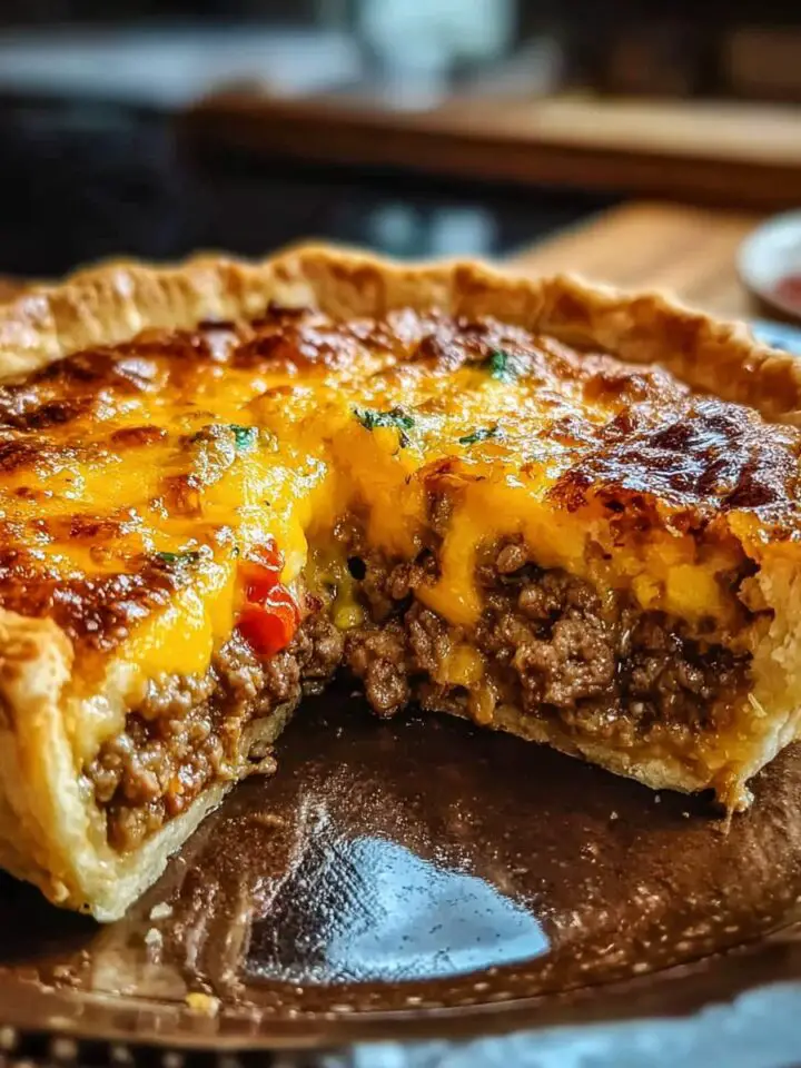 One-Pan Cheeseburger Pie Dinner