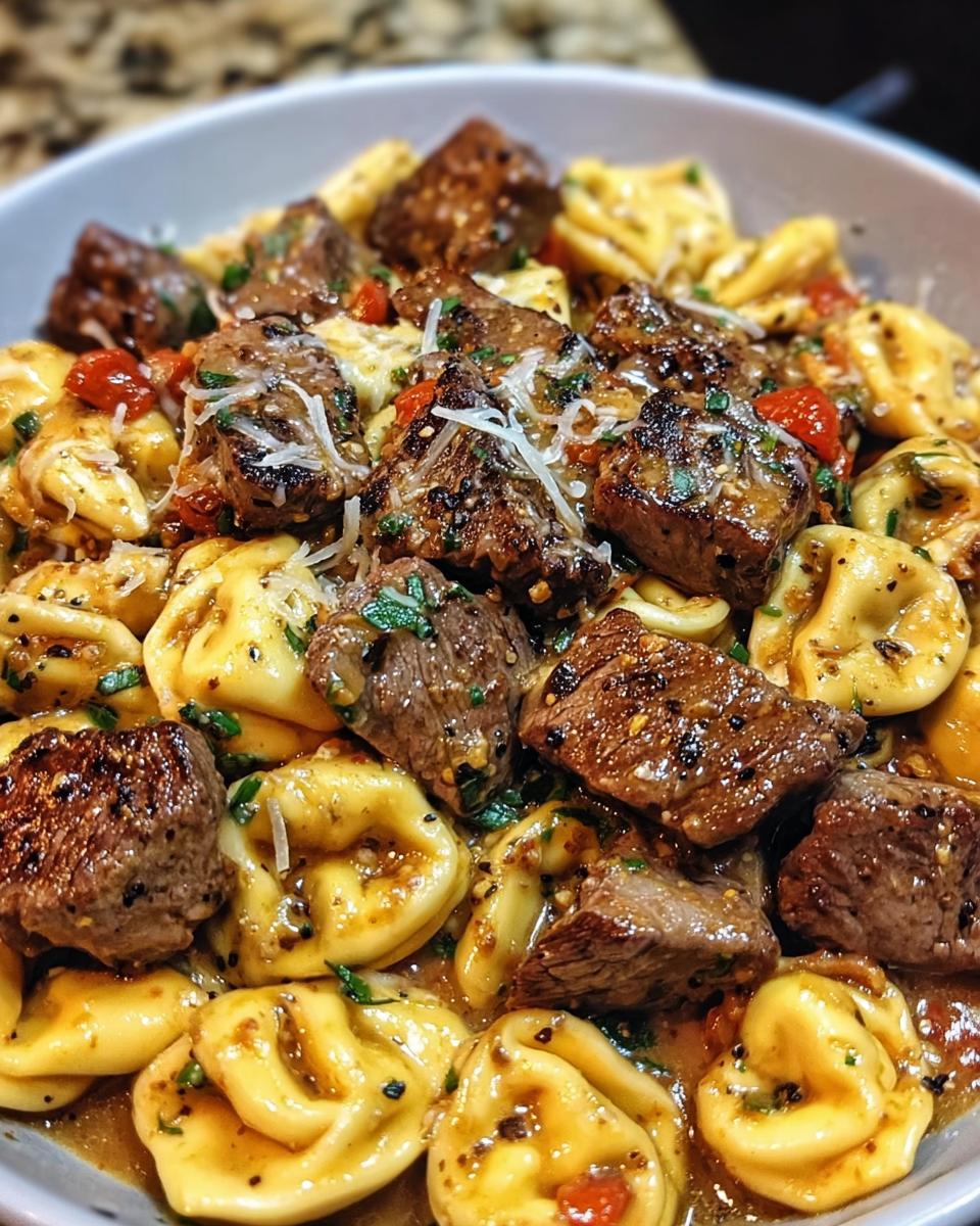 One-Pan Cowboy Butter Tortellini Steak Bites - detail 1