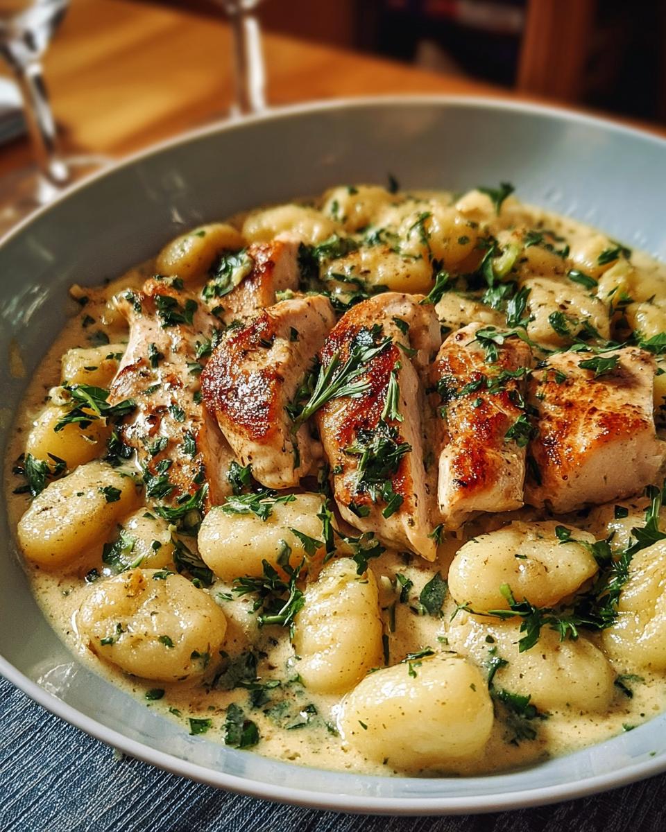 One-Pan Creamy Garlic Chicken Gnocchi - detail 1