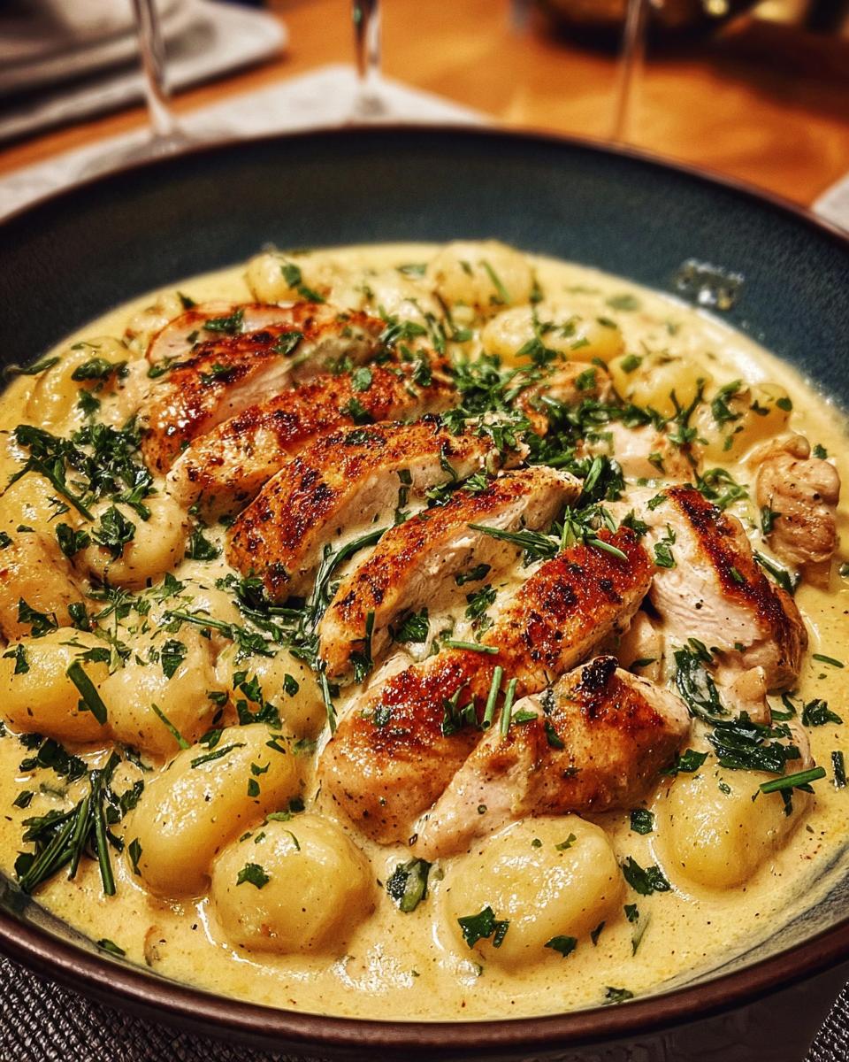 One-Pan Creamy Garlic Chicken Gnocchi - detail 2