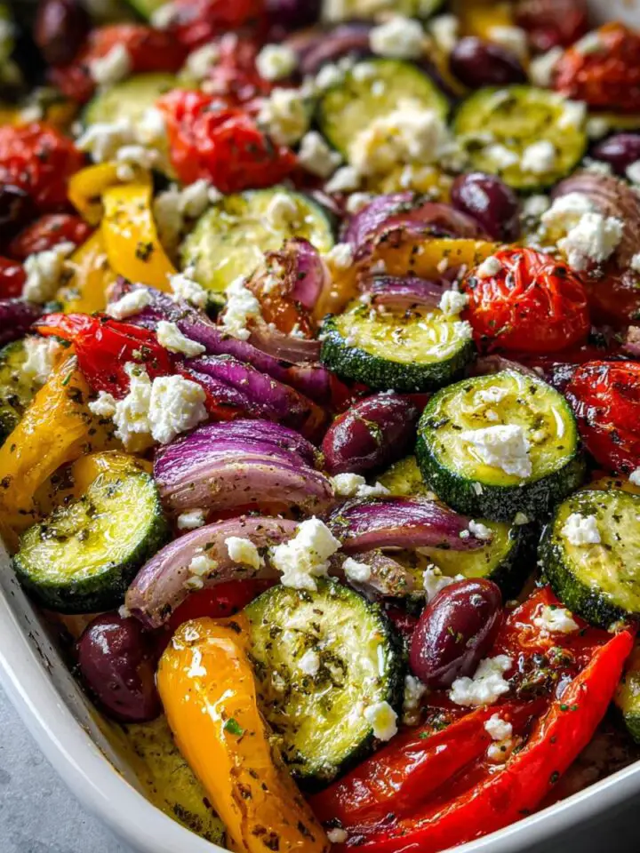 One Pan Greek Vegetables