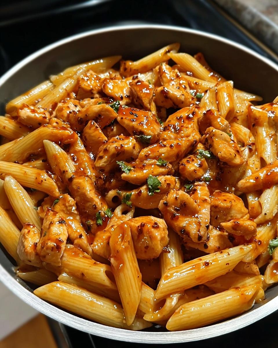 One-Pan Tangy Honey BBQ Chicken Penne - detail 1