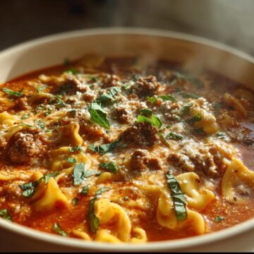 One Pot Lasagna Soup