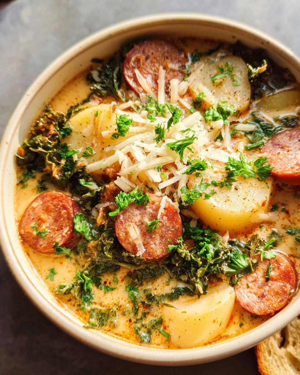 One-Pot Sausage, Kale, and Potato Soup - detail 2