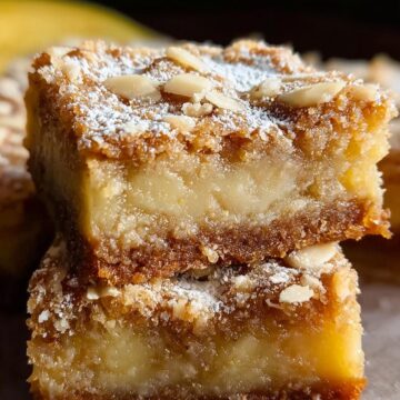 Ooey Gooey Banana Bars