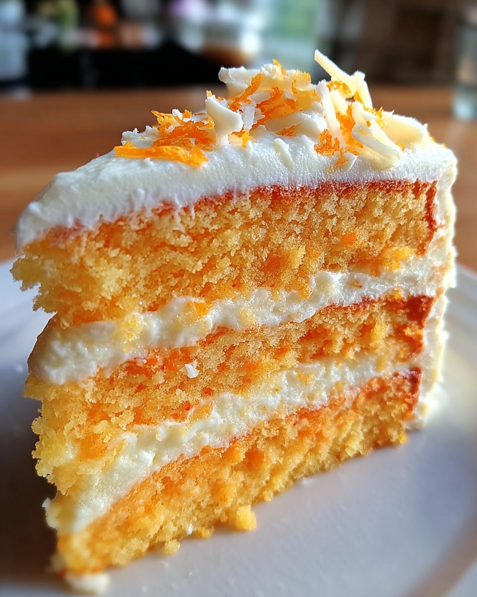 Orange Creamsicle Cake - detail 1