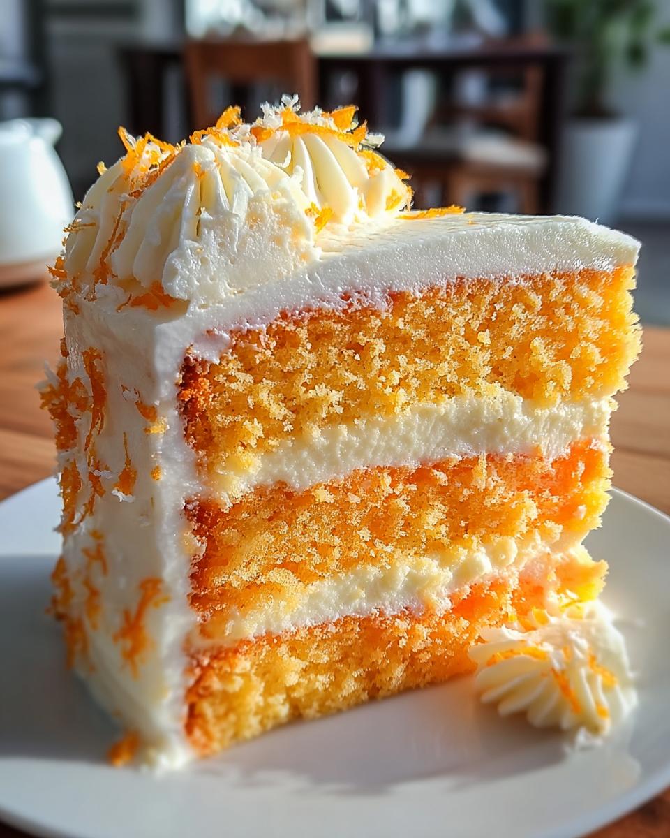 Orange Creamsicle Cake - detail 2
