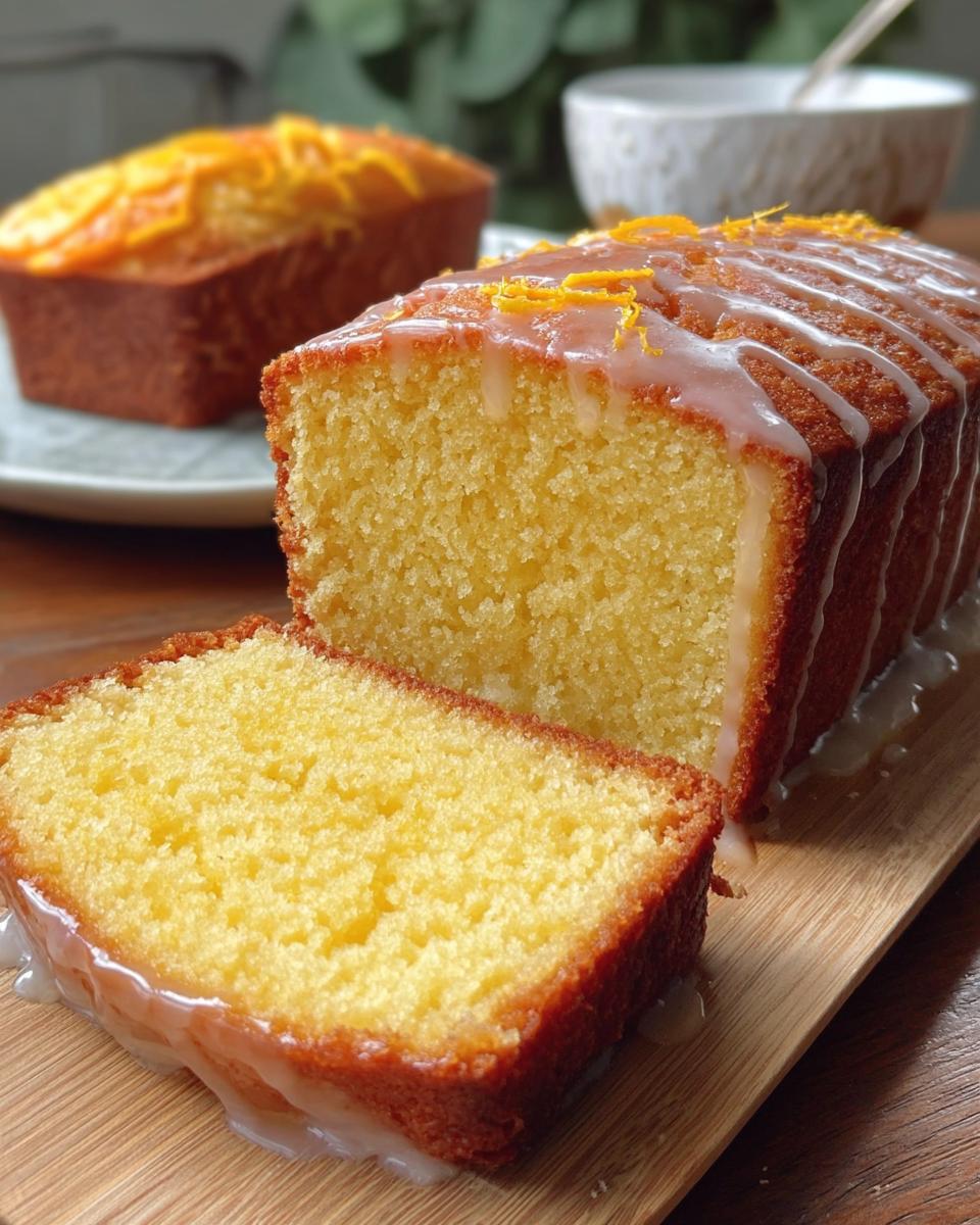 Orange Loaf Cake - detail 2