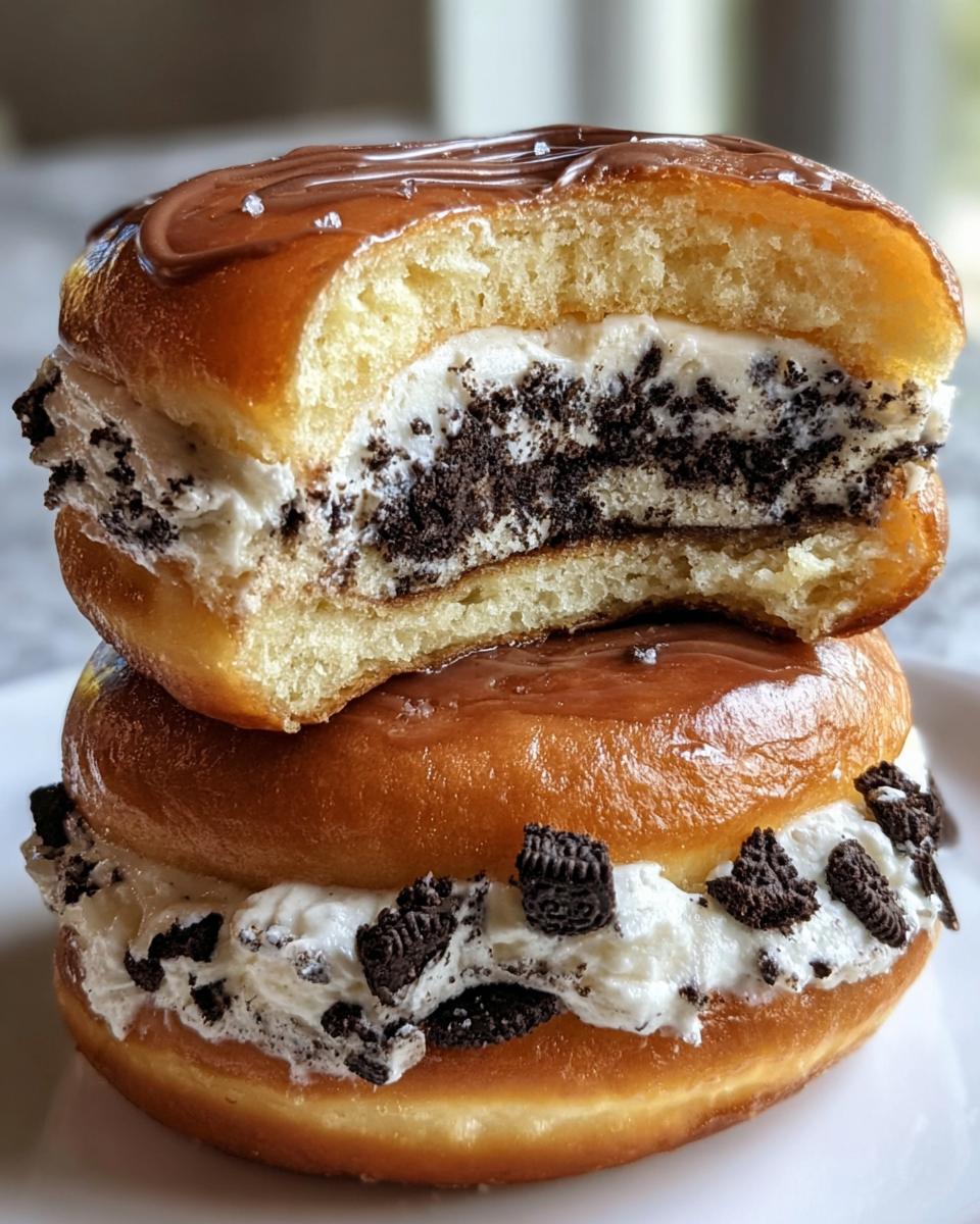 Oreo Cheesecake Donut Sandwich - detail 1
