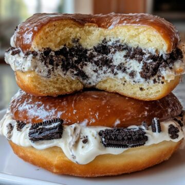 Oreo Cheesecake Donut Sandwich