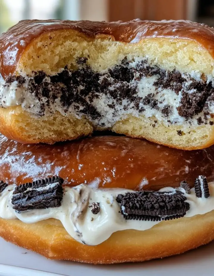 Oreo Cheesecake Donut Sandwich