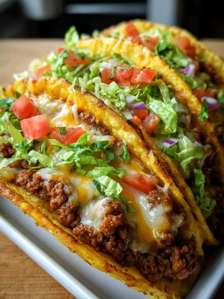Oven-Baked Cheesy Tacos