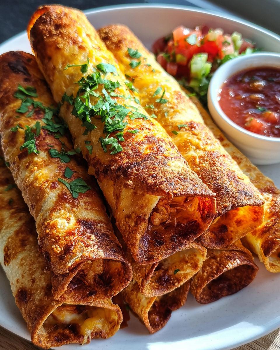 Oven-Baked Chicken Taquitos - detail 1