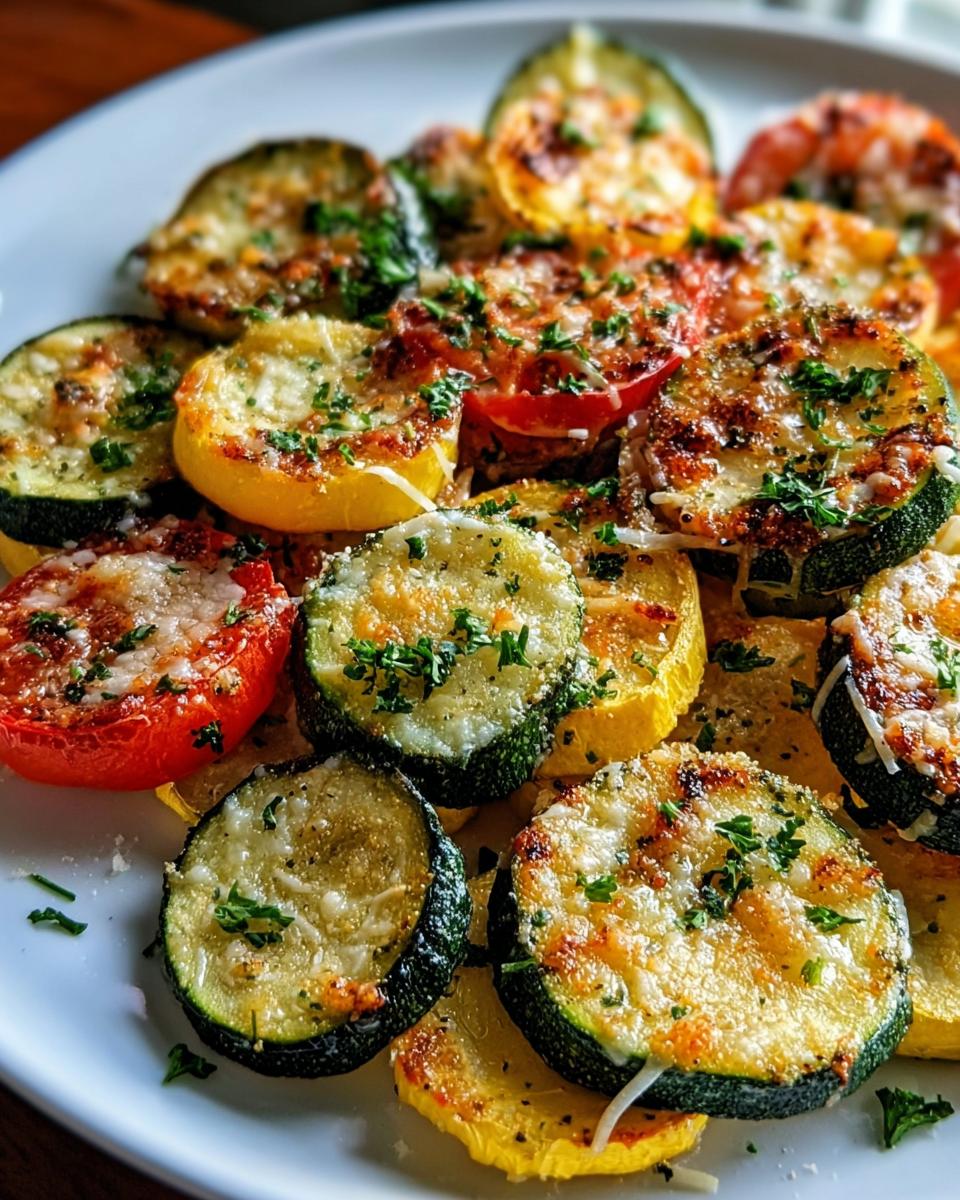 Oven-Roasted Zucchini, Squash, and Tomatoes with Parmesan - detail 2