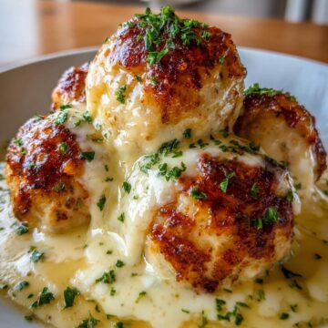 Parmesan Cloud Chicken Bombs