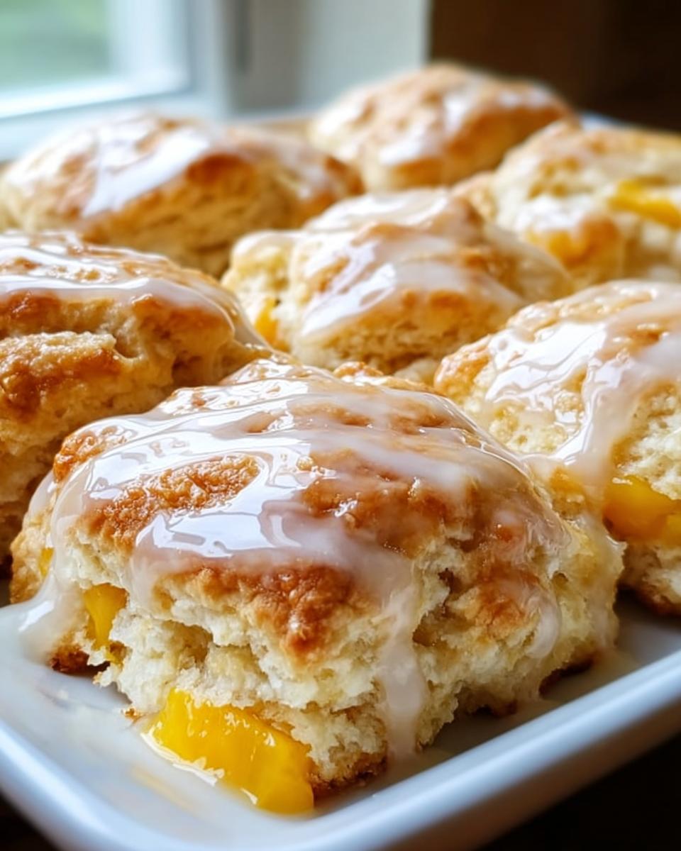 Peach Butter Swim Biscuits - detail 2