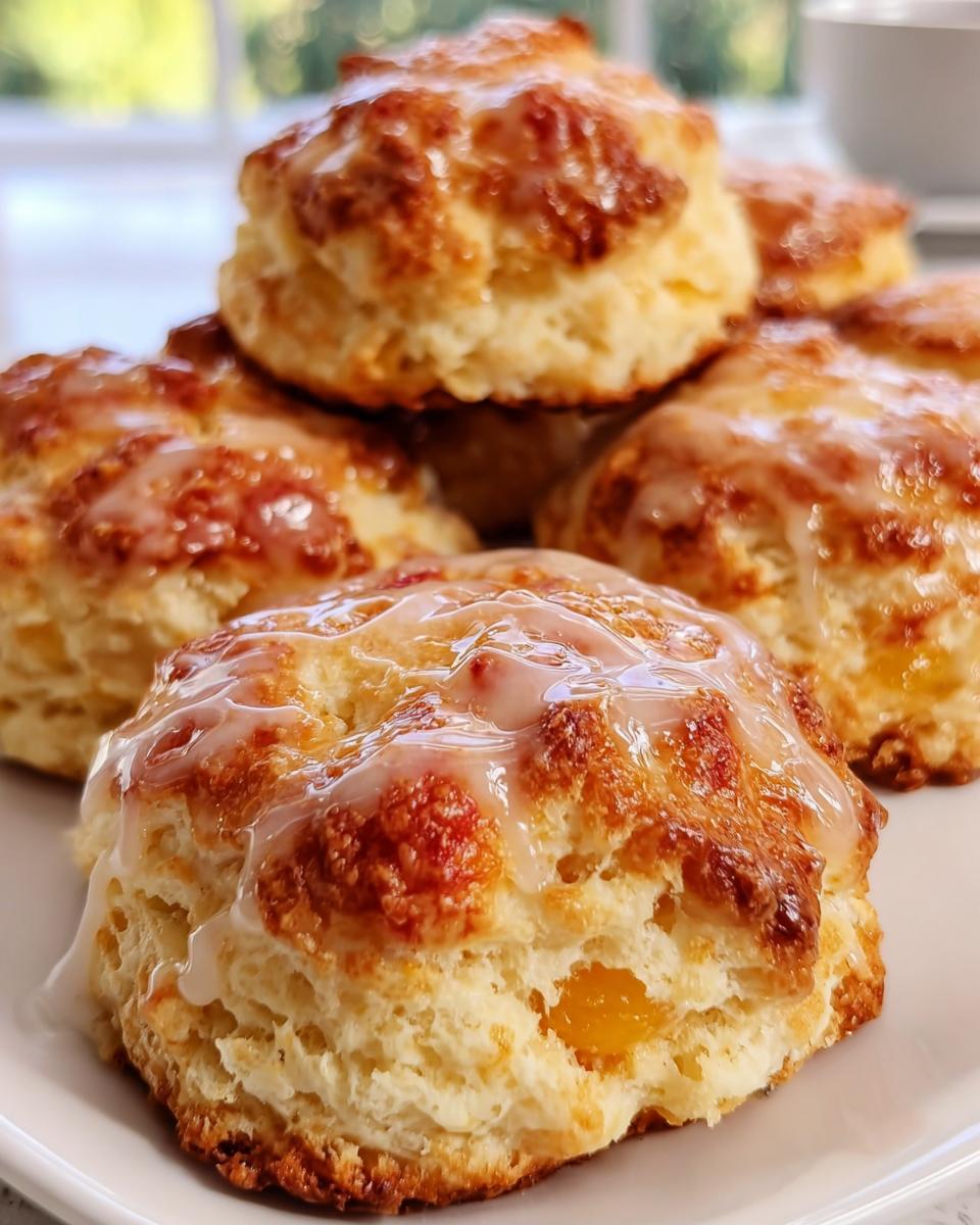 Peach Buttermilk Biscuits - detail 1