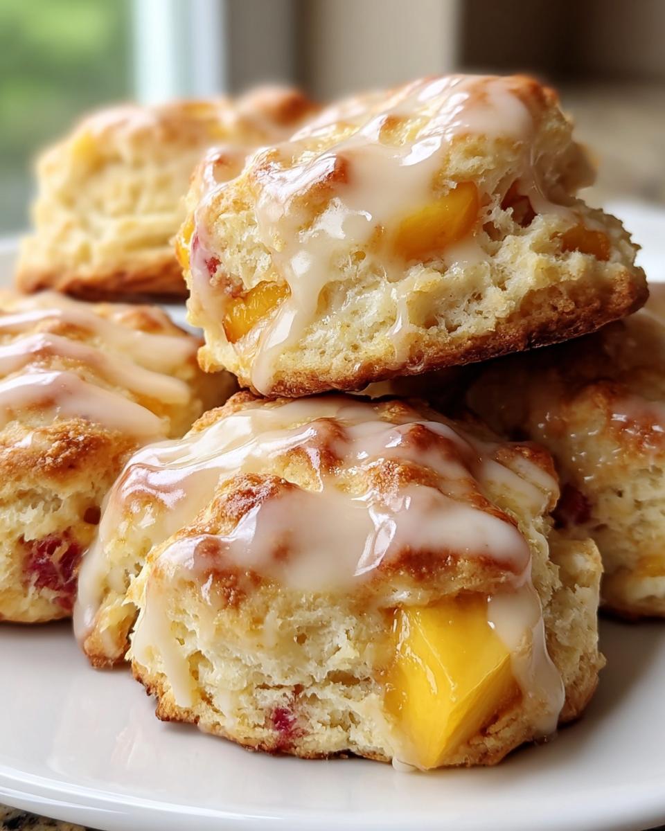 Peach Buttermilk Biscuits - detail 1