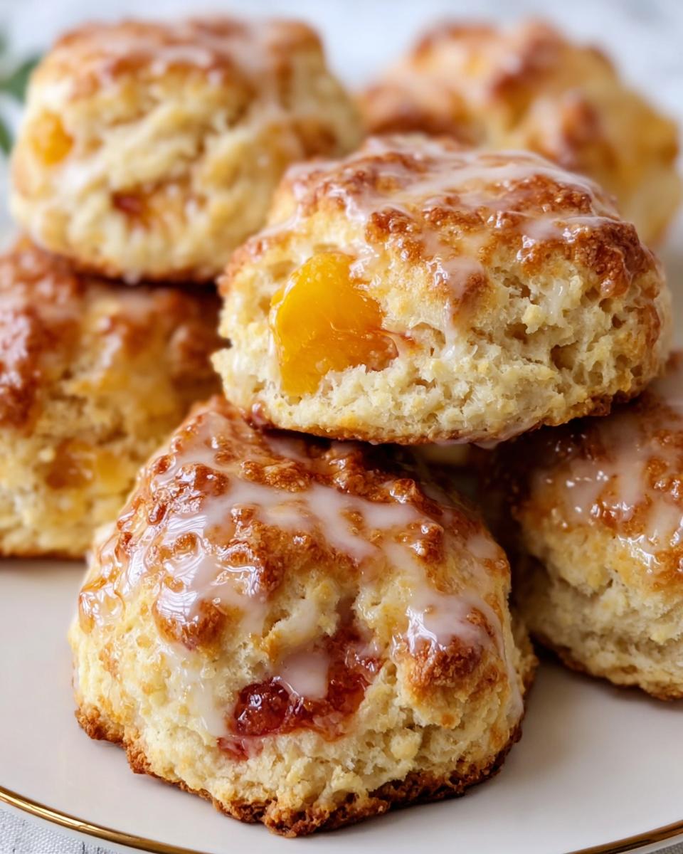 Peach Buttermilk Biscuits - detail 2