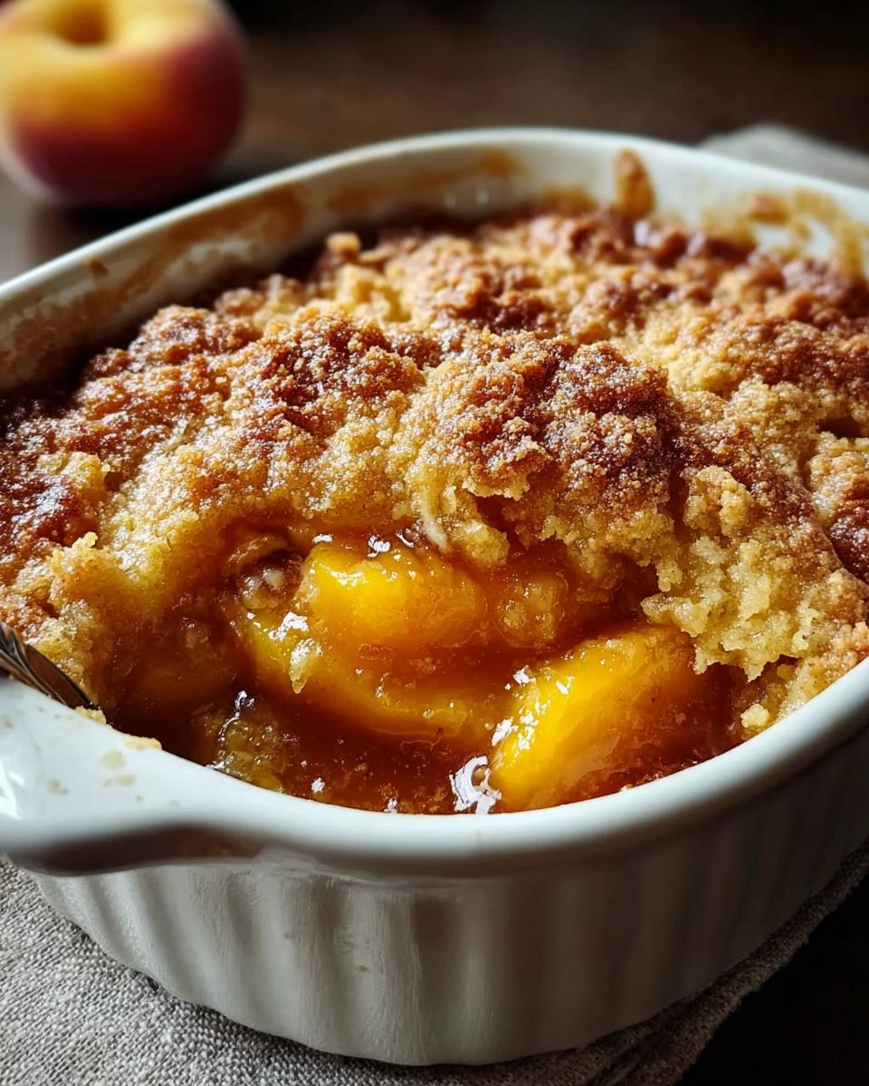Peach Cobbler - detail 1
