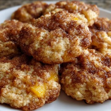 Peach Cobbler Butter Cookies