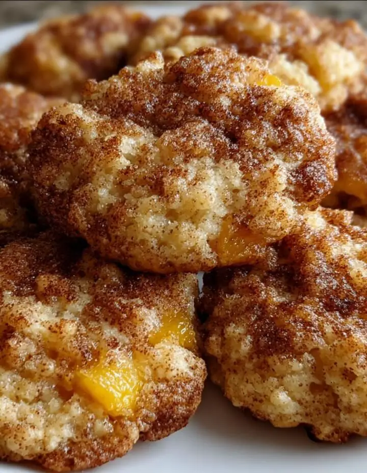 Peach Cobbler Butter Cookies