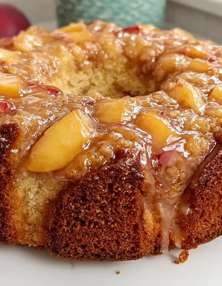 Peach Cobbler Pound Cake