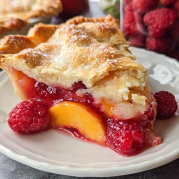 Peach Raspberry Pie