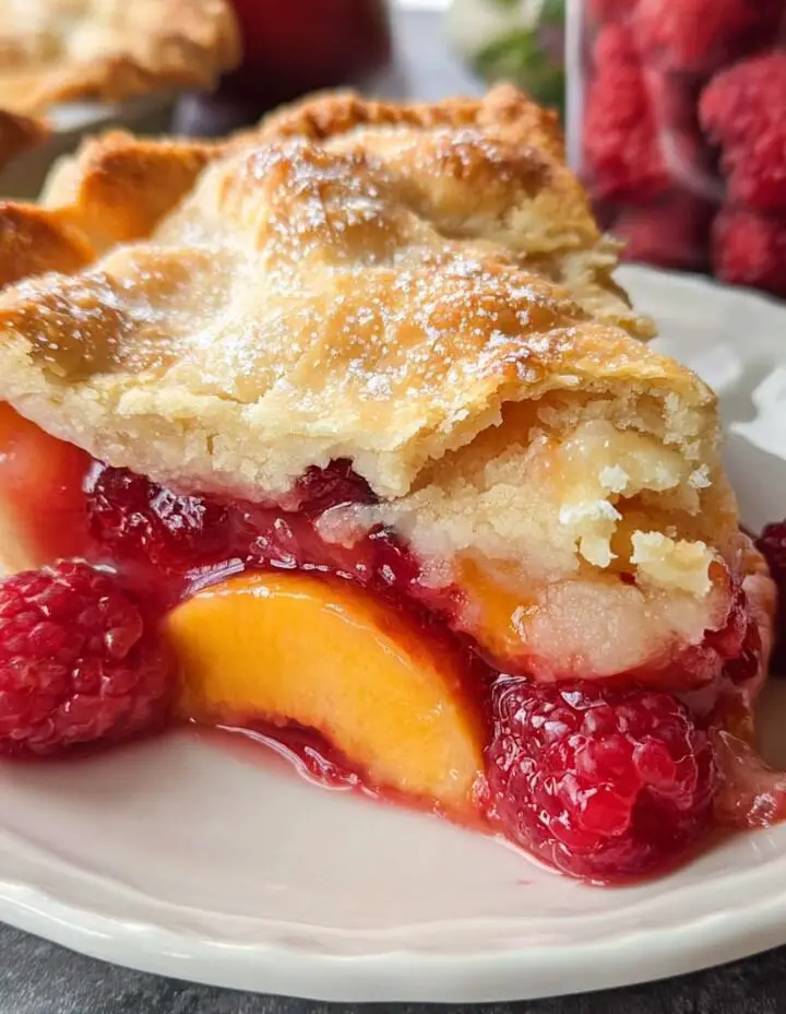 Peach Raspberry Pie