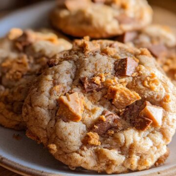 Peanut Butter Butterfinger Cookies