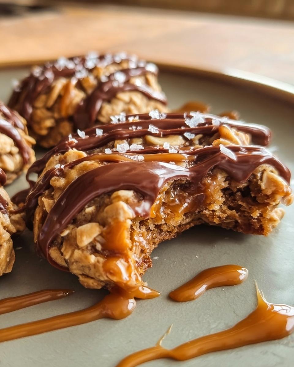 Peanut Butter Chocolate Caramel Cookies - detail 1