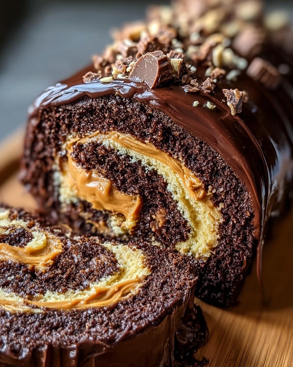 Peanut Butter Cup Chocolate Roll - detail 1