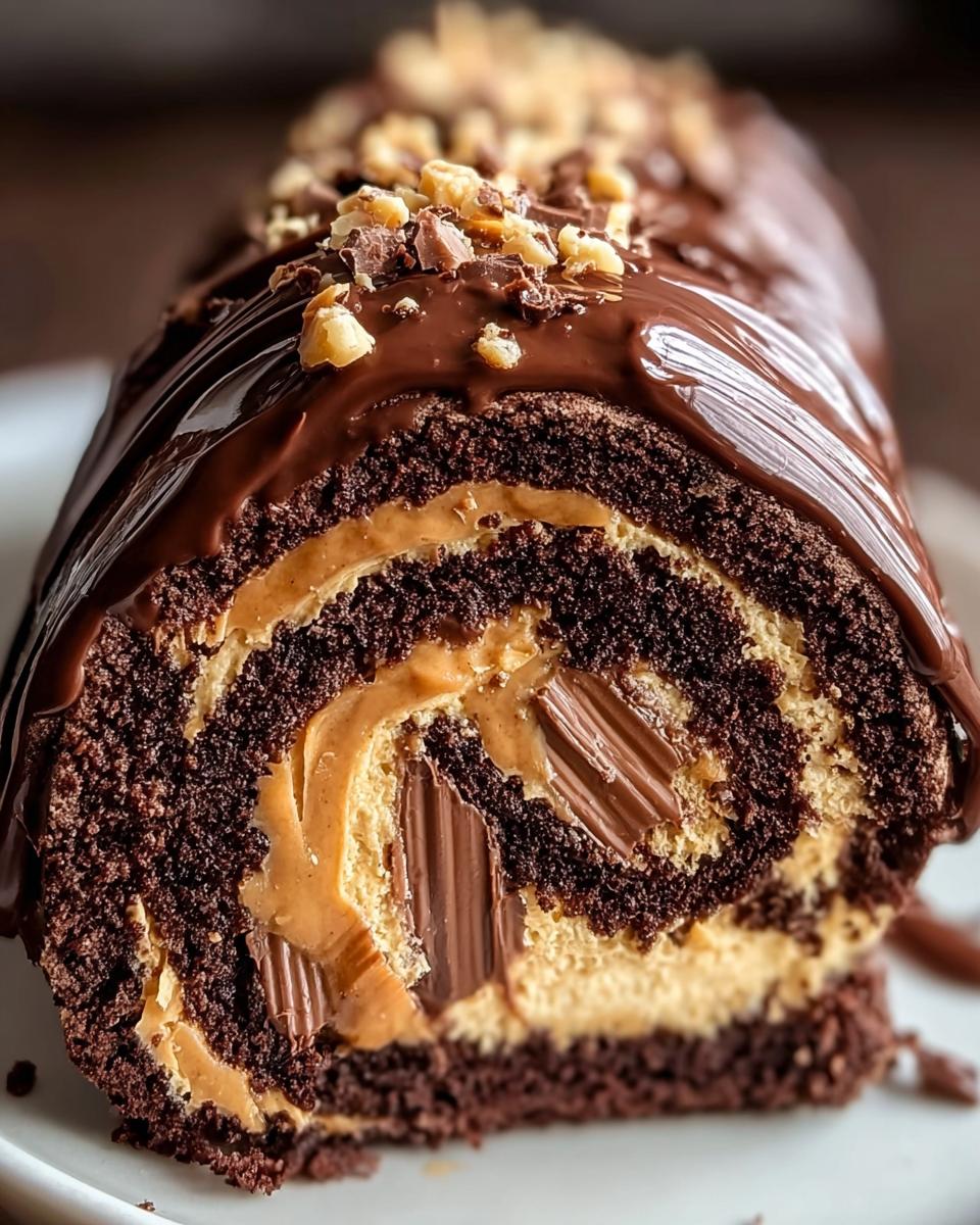 Peanut Butter Cup Chocolate Roll - detail 2