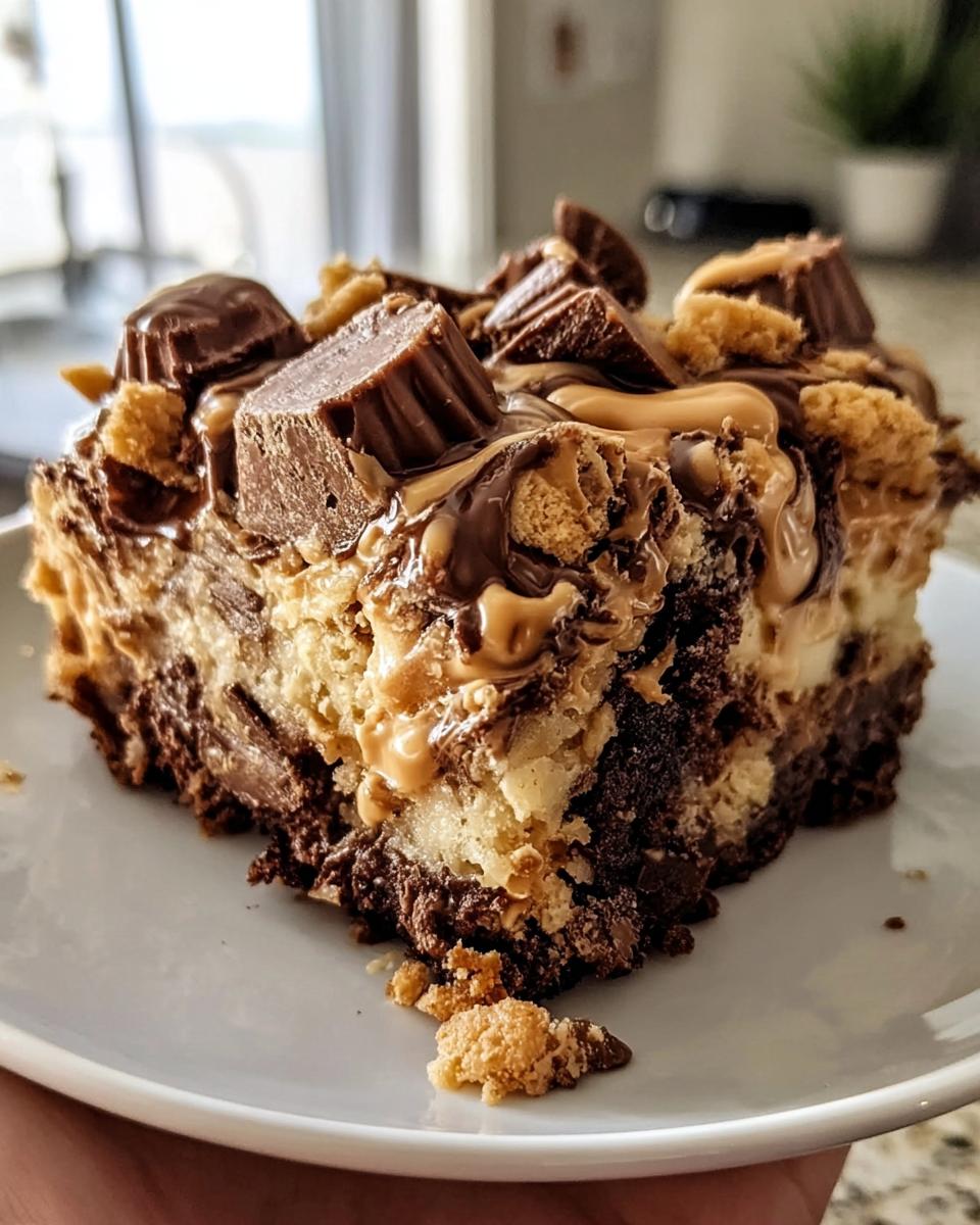 Peanut Butter Cup Dump Cake - detail 1