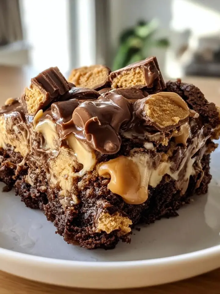 Peanut Butter Cup Dump Cake
