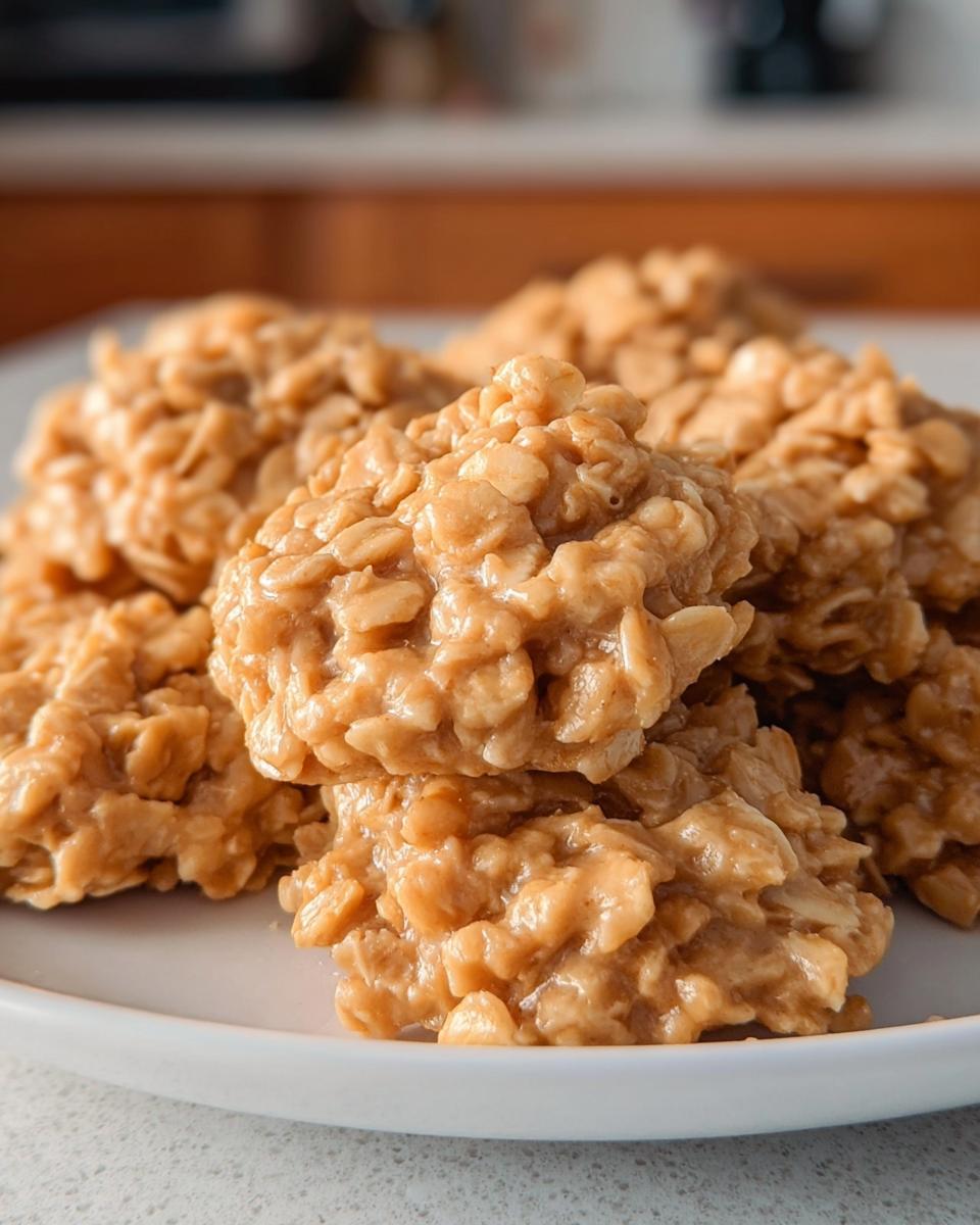 Peanut Butter No Bake Cookies - detail 2