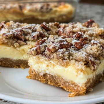 Pecan Cheesecake Bars