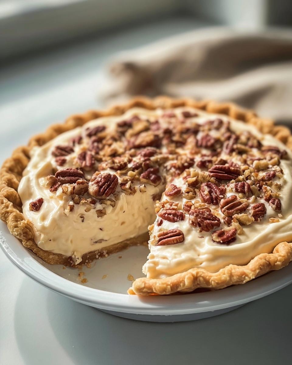 Pecan Cream Pie - detail 2