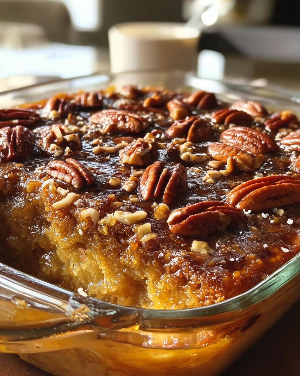Pecan Pie Cobbler - detail 1