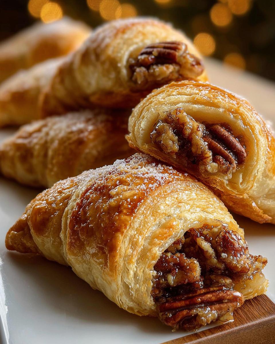 Pecan Pie Crescents - detail 1