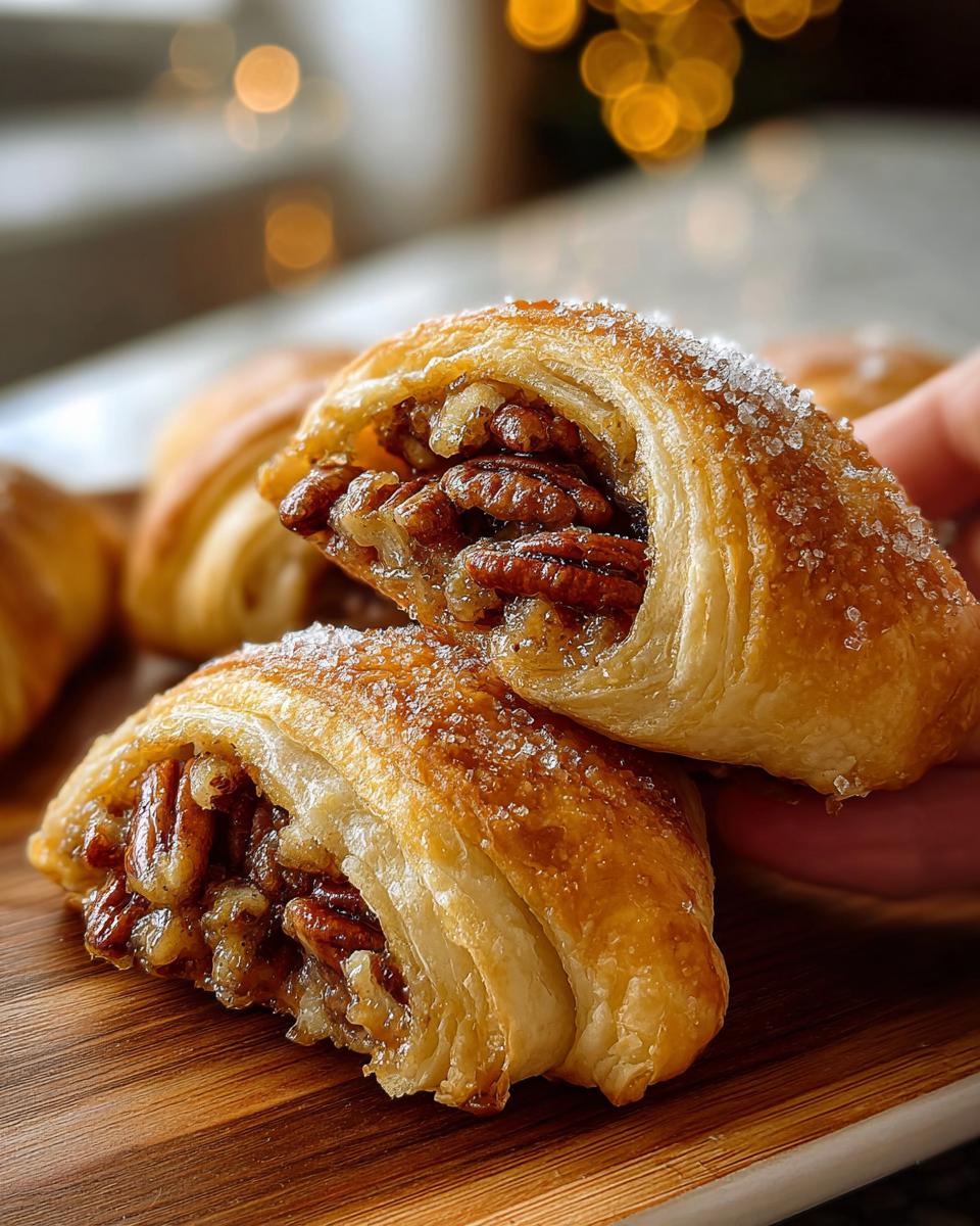 Pecan Pie Crescents - detail 2