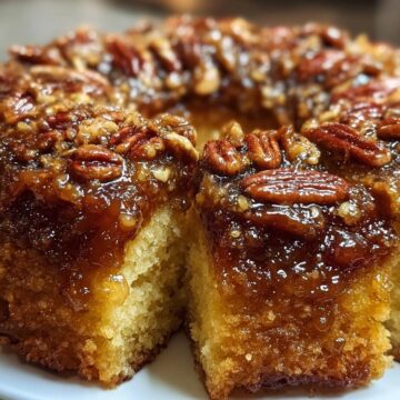 Pecan Upside Down Cake