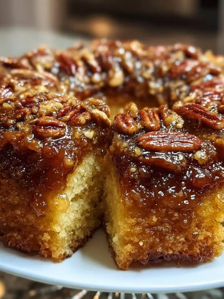 Pecan Upside Down Cake