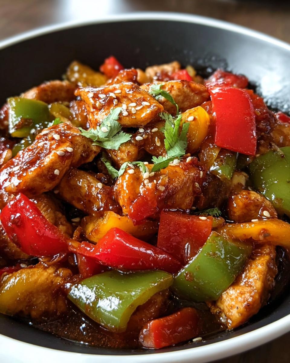 Pepper Chicken Stir-Fry - detail 2